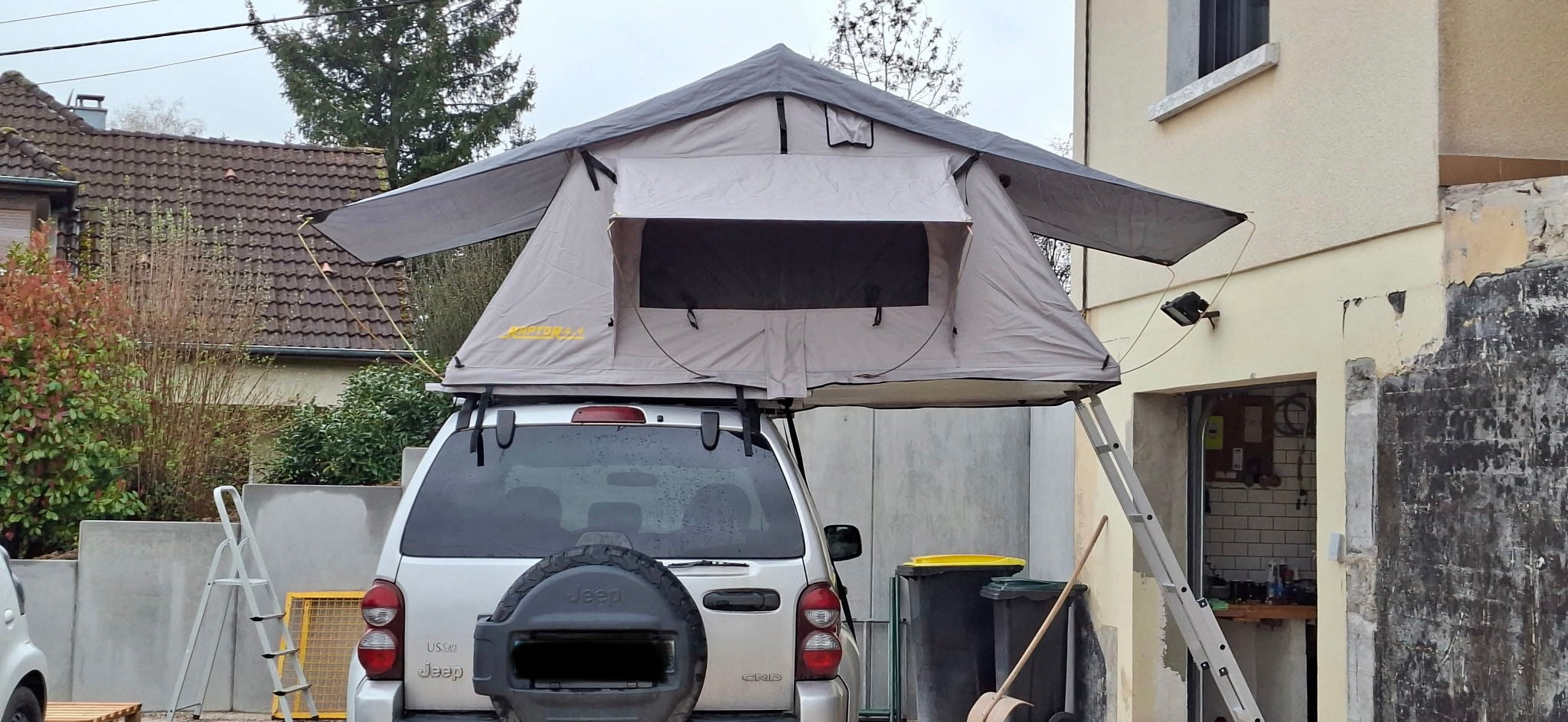 TENTE DE TOIT OUVRABLE RAPTOR 4X4
