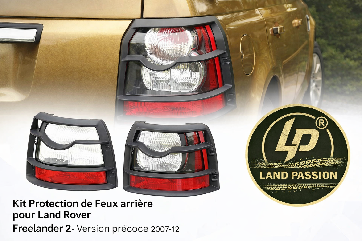 Protection  optique arrière - Authentique - pour Land Rover Freelander 2