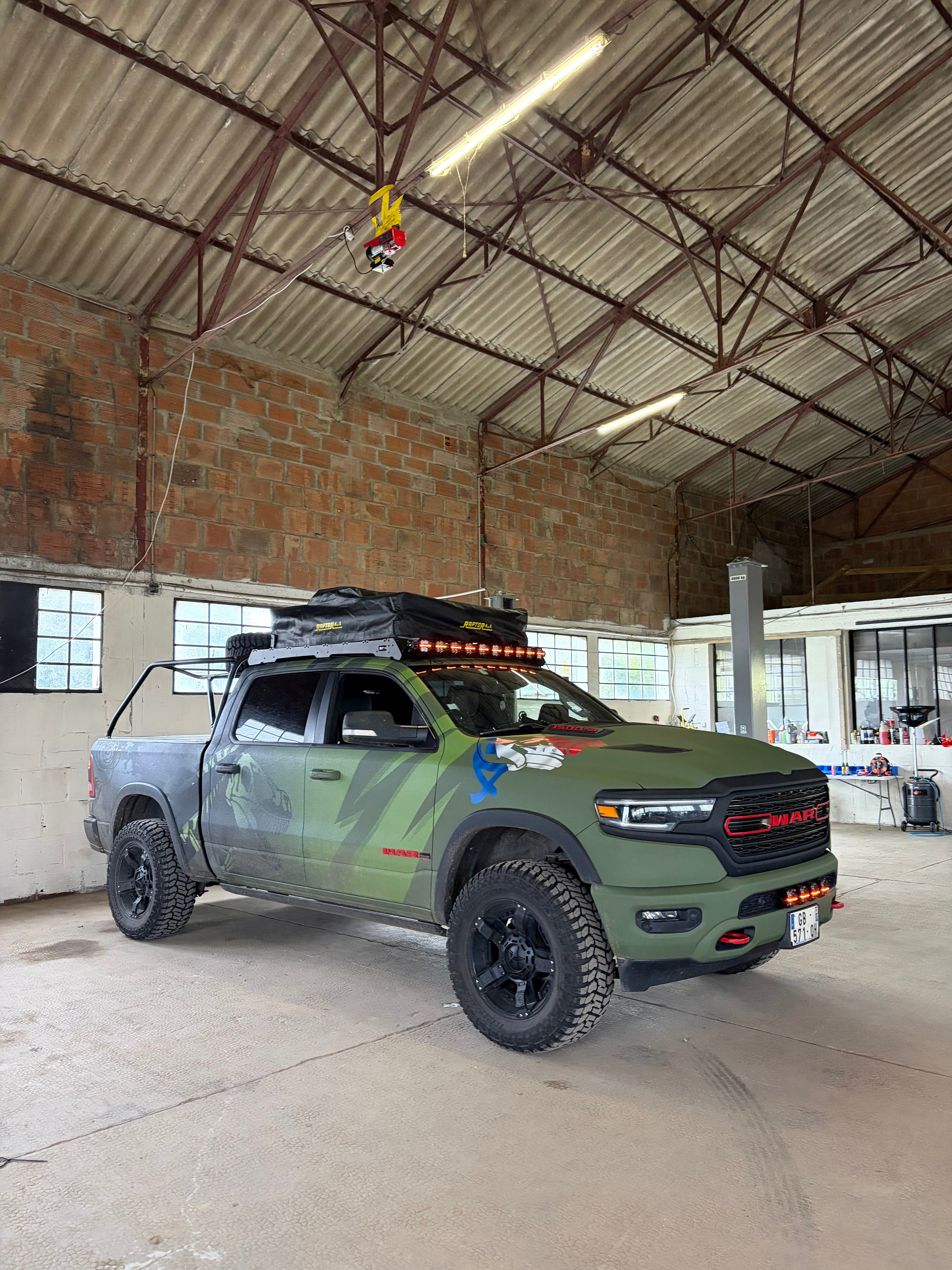 TENTE DE TOIT OUVRABLE RAPTOR 4X4