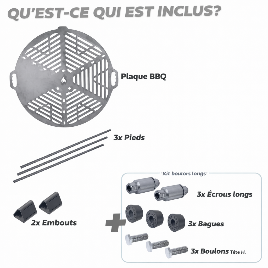 kit barbecue nouveau defender L663