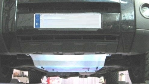 Plaque de protection en inox Land Rover Discovery 3/4