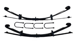 Suspension arrière à ressorts à lames paraboliques - Land Rover série
